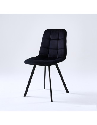 Home light luxury dining chair leisure backrest chair velvet bedroom makeup dressing chair