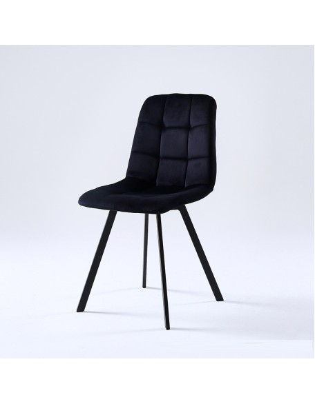 Home light luxury dining chair leisure backrest chair velvet bedroom makeup dressing chair