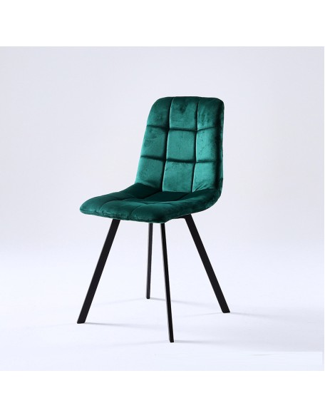 Home light luxury dining chair leisure backrest chair velvet bedroom makeup dressing chair