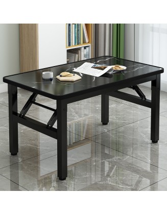 Low table folding rectangular dining table small floor table simple stall table outdoor square table